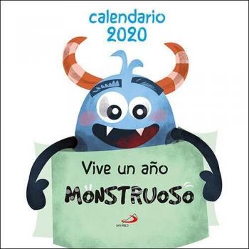 Calendario de pared Aﾥo Monstruoso 2020