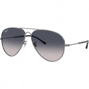 Ray-Ban RB3825 Old Aviator Polarized Sunglasses 004/78 Unisex Pilot Gunmetal Size 58