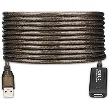 EWENT - Cable amplificador USB 2.0 (20 metros) A/M A/F USB 2.0 EW1023
