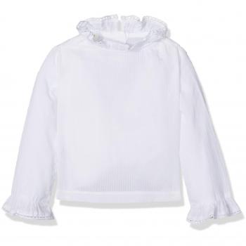 Gocco Camisa Volantes, Blusa para Bebés, Blanco