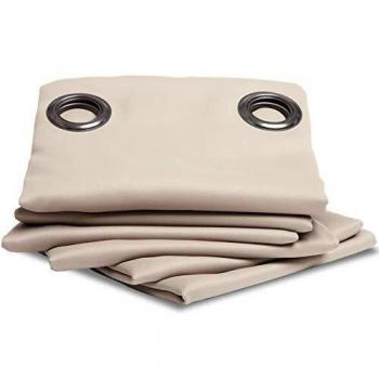Cortina Opaca Ignífuga M1 con Ollaos Beige MC634 140x260 cm