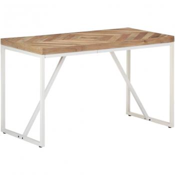 vidaXL Dining Table 120x60x76 cm Solid Acacia and Mango Wood