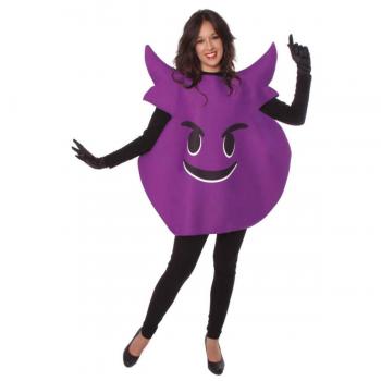 Disfraz Emoticono Demonio para adultos