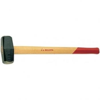 Bellota 5200-3 - Maza caras rectas, mango de madera de haya, 3 kg