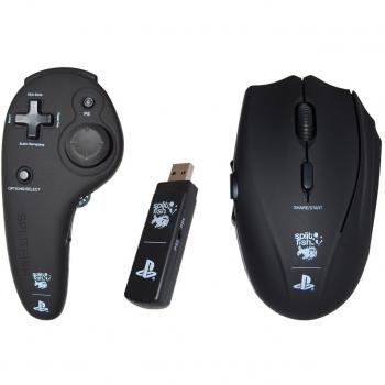SplitFish FragFX Shark PS4 - Mando raton con licencia oficial Sony