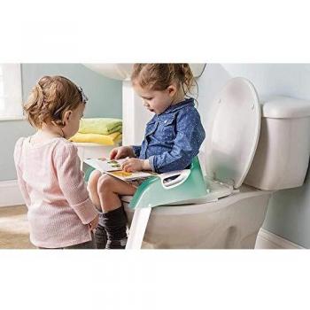 Jocca Asiento para Inodoro con escalones, Blanco y Verde Claro, 5440 cm