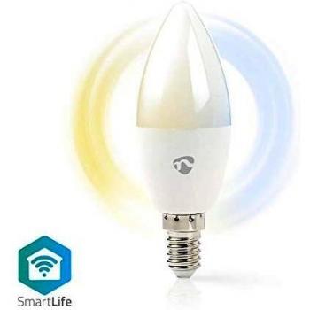 Nedis WIFILW10WTE14 energy-saving lamp Blanco frío, Blanco cálido, Blanco 4,5 W E14 A+ - Lámpara LED