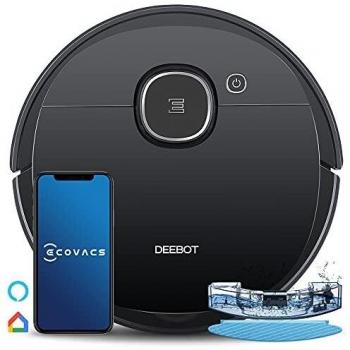Robot Aspirador y Lavador Ecovacs DEEBOT OZMO 920, 2-en-1 con Tecnología Laser Smart Navi 3.0, Mapeo Multi-Piso y Control por APP y Alexa