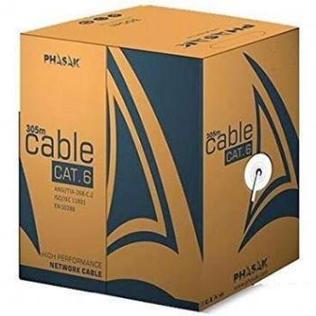 Z Bobina 305 Phasak Cat 6 UTP AWG23 LSZH Solido 305m