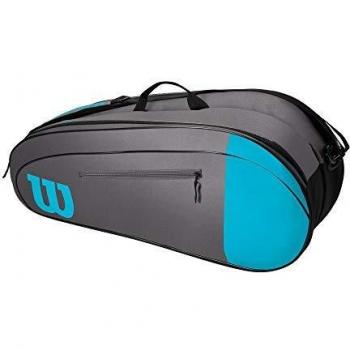 Wilson Team 6 Pack Tennis Racket Bag (Blue/Gray)
