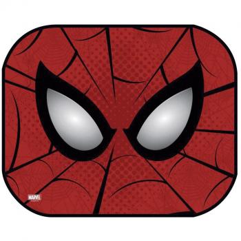 Set 2 parasoles para coche +lamina para colorear de Spiderman