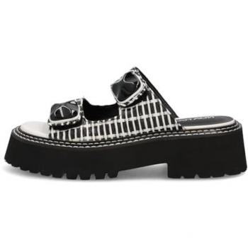 Sandalias para mujer Noa Harmon Heaven 9684-0060 en negro y blanco, talla 39