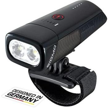 Sigma Buster 1100 HL LED Helmet Light - 1100 Lumens, Outdoor & Bicycle Use