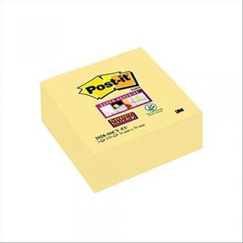 Post-It 2028-SSCY-EU - Notas adhesivas en cubo, 76 x76 mm, Color Amarillo