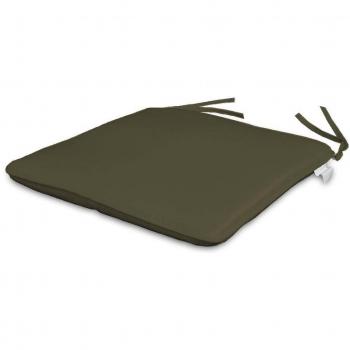 Par de cojines para asiento 35 x 35 cm color topo