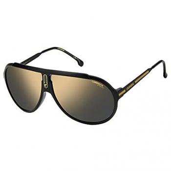 Carrera Aviator Unisex Matte Black Grey Brown Sunglasses - One Size