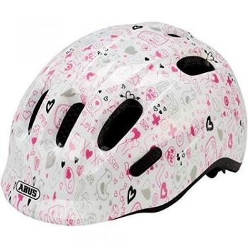 Abus Smiley 2.1 Kids Bike Helmet - White Crush, Size M