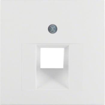 Berker - tapa toma telefono rj45 blanco mate series s1/b3/b7 Ref. 6512510125