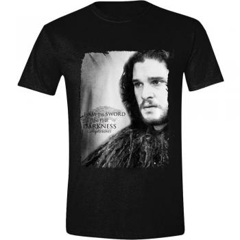 Juego de Tronos Jon Snow - I Am The Sword In The Darkness Camiseta Negro XL