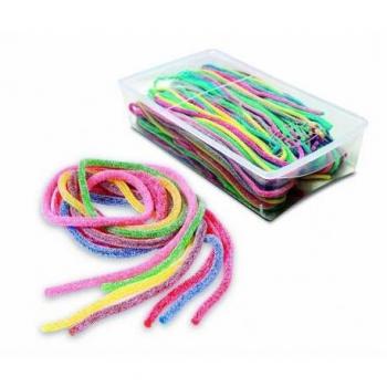 Fini Spaghetti Multifruit Regaliz Golosinas 200 Unidades Tarro Reposición