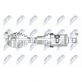 Árbol de transmisión NTY NPW-BM-179 Semiaste Antriebswelle