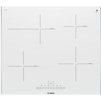 Placa de inducción Bosch PIF672FB1E - Varná doska integrada de acero inoxidable y blanco