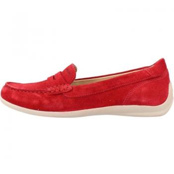 Mocasines de Mujer Geox D Yuki B Rojo