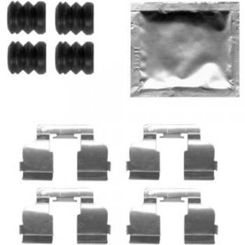 Kit de accesorios para pastillas de freno HELLA 8DZ 355 205-291 compatible con DACIA Sandero I, Logan I Berline y RENAULT TWINGO 2