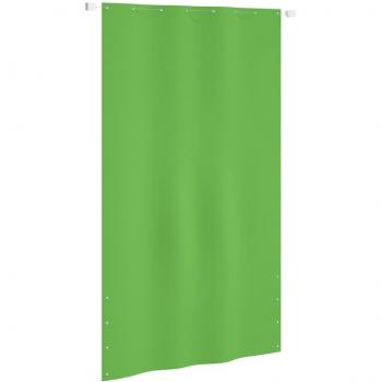 Toldo pantalla para balcón tela oxford verde claro 140x240 cm