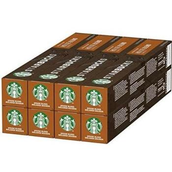 STARBUCKS House Blend de NESPRESSO Cápsulas de café de tostado medio, 8 x tubo de 10