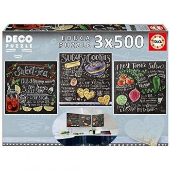Educa Borrás - Puzzle Lily & Val, 3 X 500