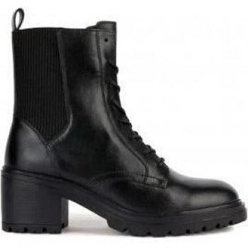 Botines de piel para mujer color negro Geox