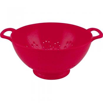 Zakdesigns 0211-9980 clásica-Colador de melamina 25 cm, color rojo