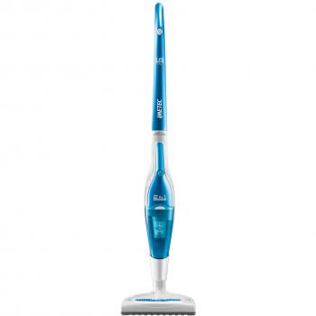 IMETEC Duetta Cordless - Aspirador escoba eléctrica, 2 en 1, 1200 W, color azul y blanco