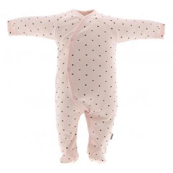 Pelele Largo Estrellitas y Corazones para Bebé Niña de Cambrass