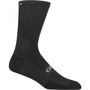 Calcetines Giro HRC Team para Hombre, color Negro, talla Medium, características: diseño de equipo HRC, material transpirable y cómodo, ideal para ciclismo
