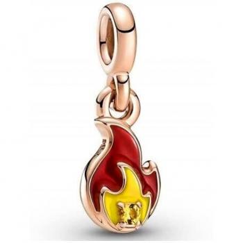 Pandora ME 14k Rose Gold Plated Burning Flame Charm