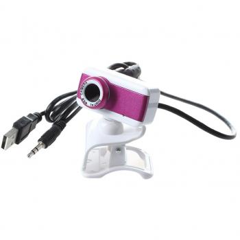 Camara - TOOGOO(R)USB?2.0?HD?1080P?camara?webcam con microfono para ordenador portati y de escritorio Rosado