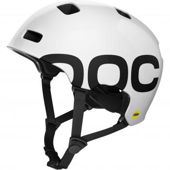 POC Crane MIPS - Casco MTB para hombre, color blanco, talla M-L