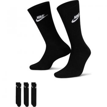Nike Everyday Essential Unisex Crew Socks (3 Pairs) - Black - Size XL