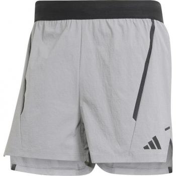 Pantalón de fitness Adidas Essentials D4T PS Shorts Hombre Gris L con tecnología de secado rápido, cintura elástica ajustable, tejido transpirable y diseño ligero ideal para entrenamiento