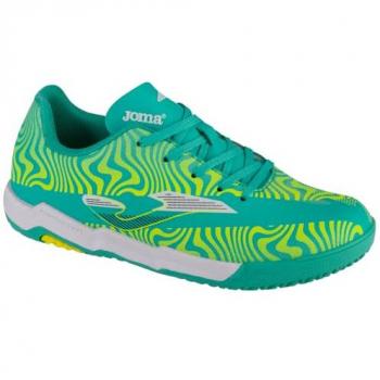 Zapatillas de Fútbol Sala Joma Evolution Turquesa - Confort y Estilo para Interior, Modelo Junior 24 EVJW IN, Talla 38 EU