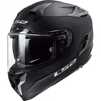 LS2 Challenger Casco de Moto, Hombre, Negro Mate, Large
