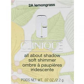 Clinique All About Shadow Soft Shimmer - Sombra de ojos, color 2a lemon grass, 2,2 gr