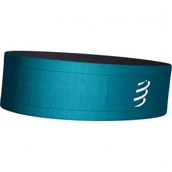 Cinturón de hidratación Compressport Free Belt Azul Magnético M-L