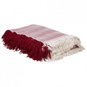 Colcha Beige Granate de Algodón con Lavado a Mano - 280x260 cm - Originalidad Garantizada