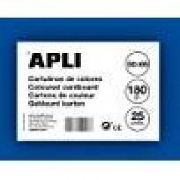 APLI 14269 - Cartulina azul oscuro 50 x 65 cm 170 g 25 hojas