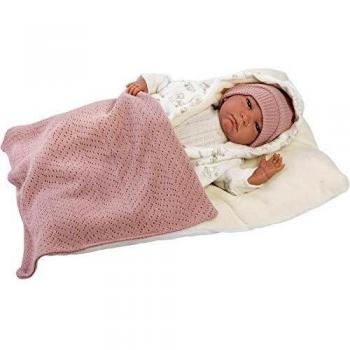 Llorens Llorens 18008 Muñeca Reborn 42 cm Rosa Beige 18008