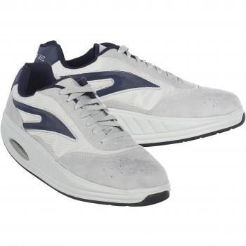 Fitness Step Casual Training - Zapatillas tonificadoras para hombre, color gris / azul, talla 43
