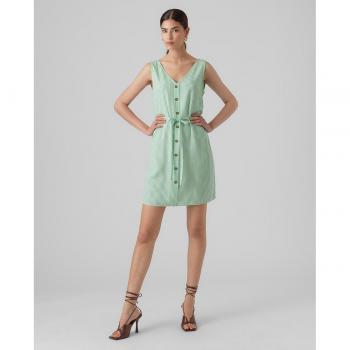 Vero Moda Vestido con detalle de botones y cinturón a juego
